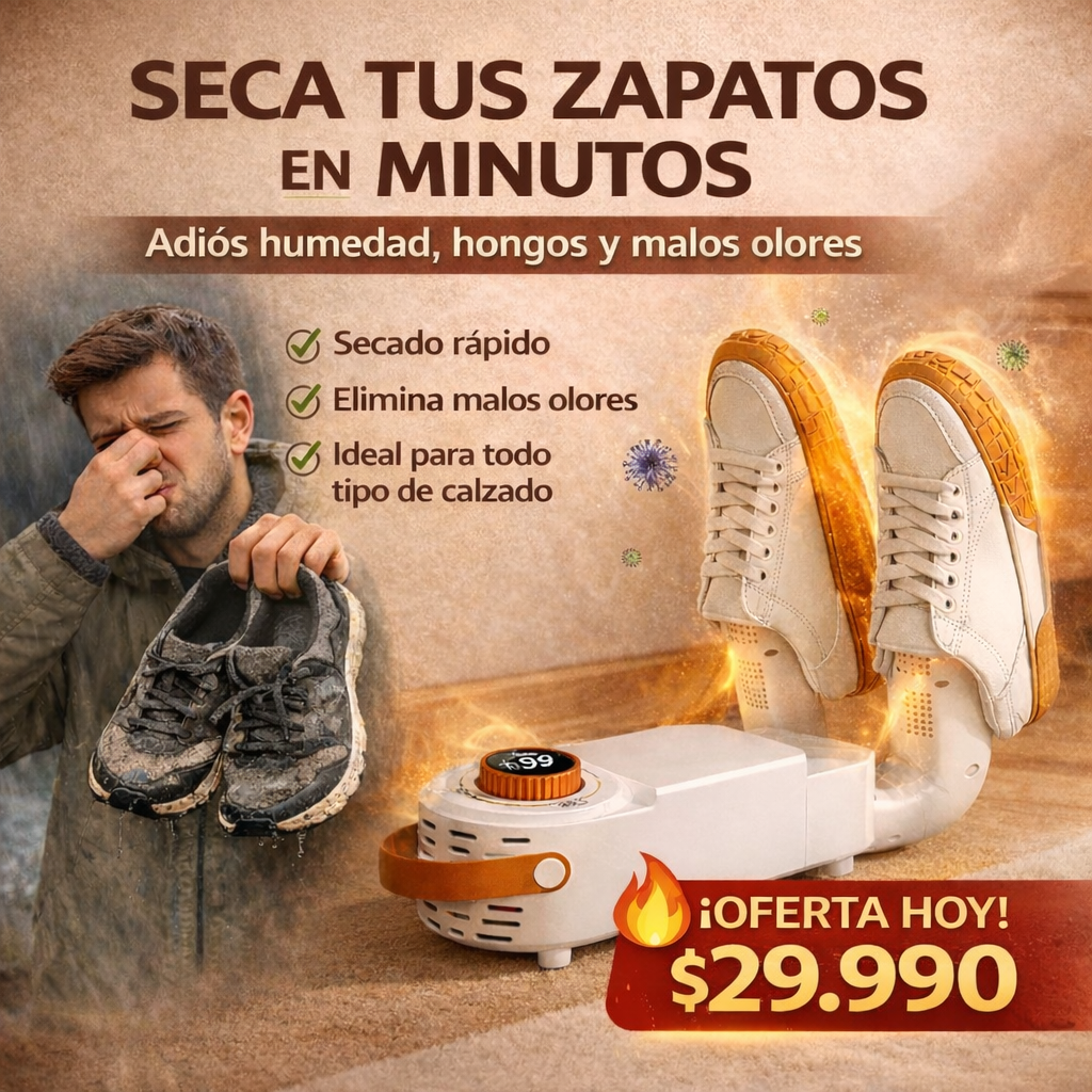 DRYSTEP™Seca tus zapatos en minutos y elimina el mal olor!