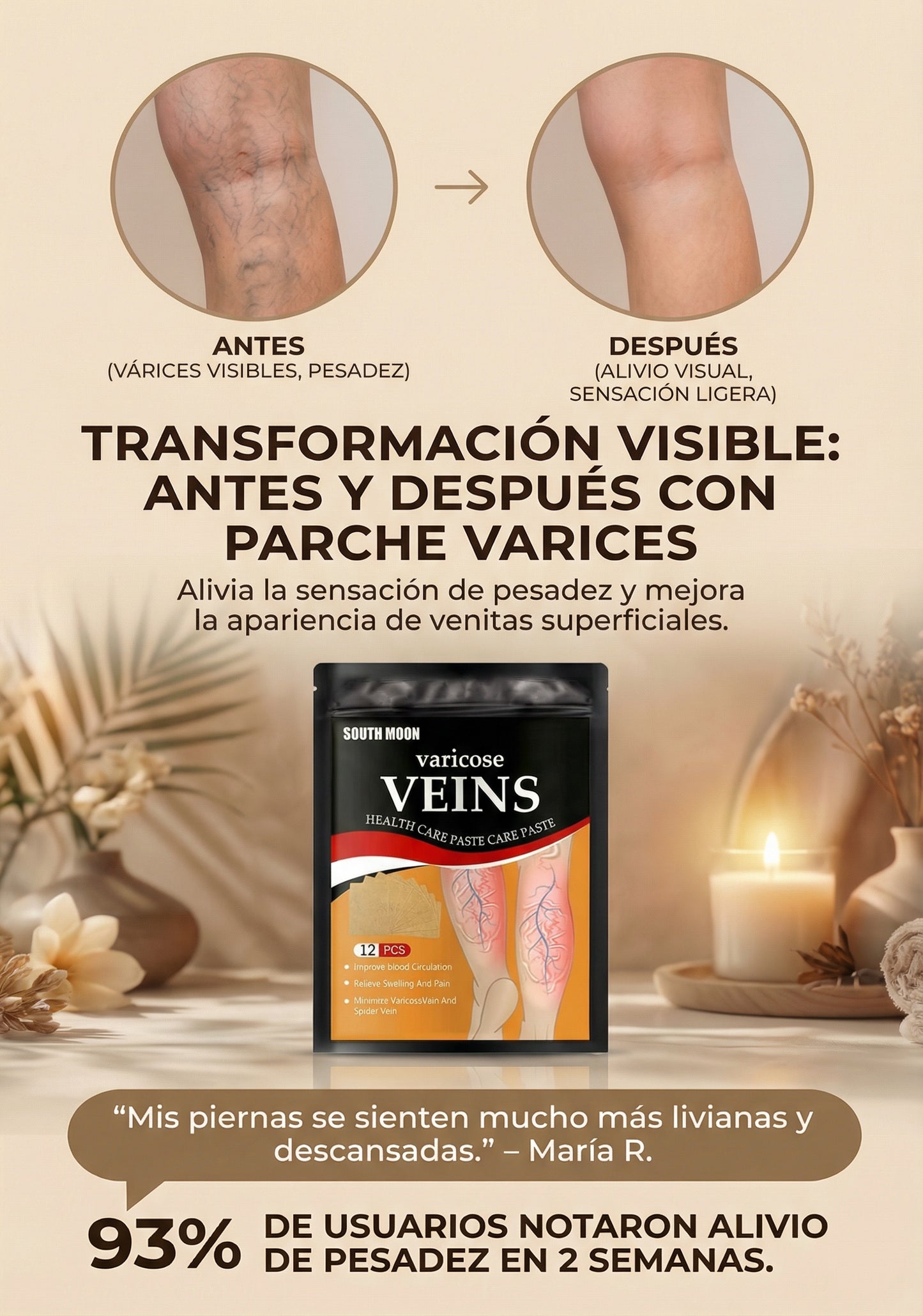 VenaPatch™- Parches para Várices y Arañitas
