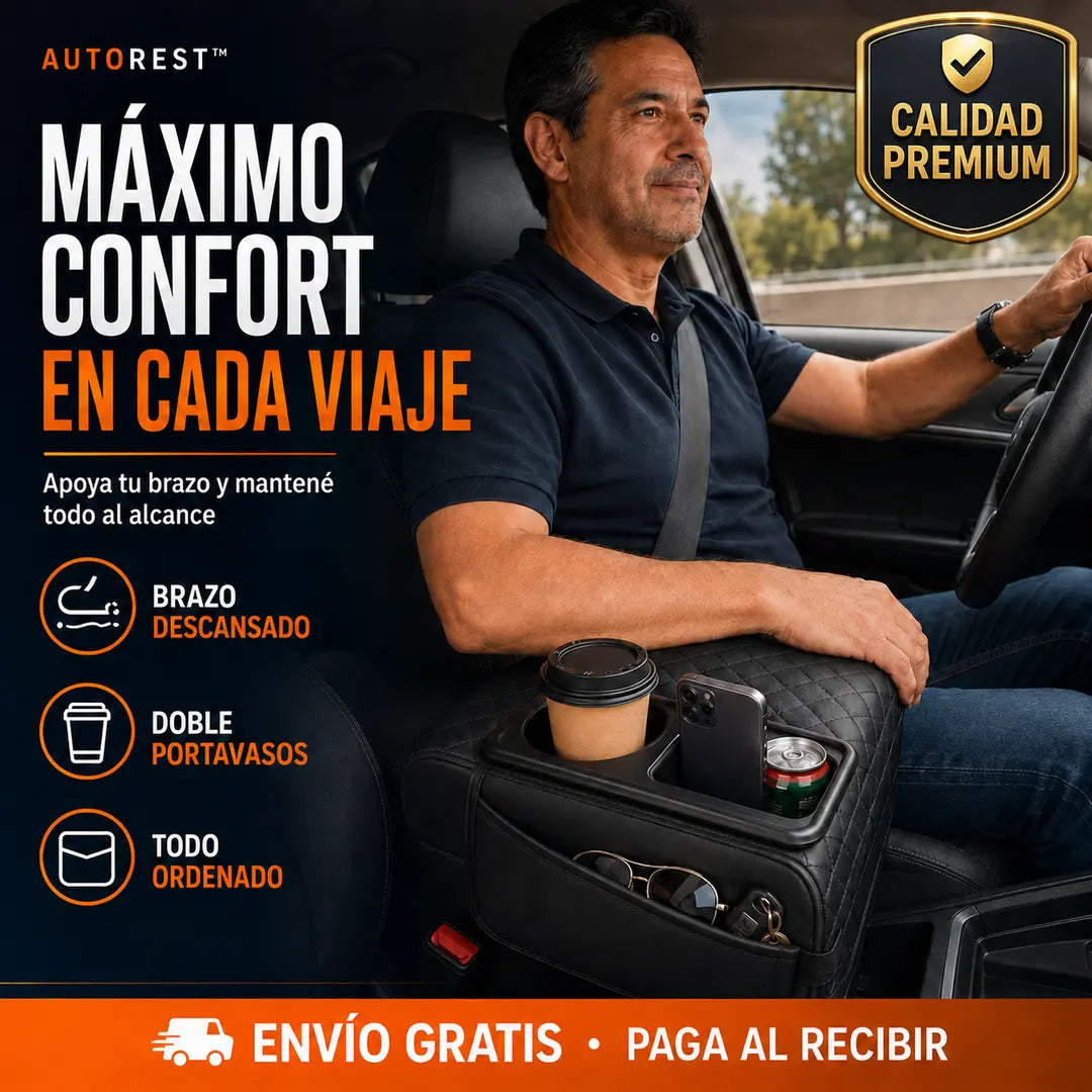 AutoRest™ 3 en 1: Convierte cada viaje en una experiencia más cómoda