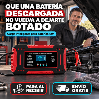 AutoVolt 12V™- Cargador Inteligente y Mantenedor de Baterías de Ciclo Profundo