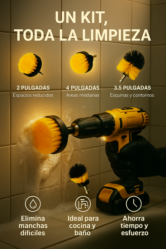 Set Cepillos para Taladro