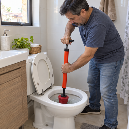 DestapaFácil™ | ¿Se tapó el WC? Ten una solución a mano en casa