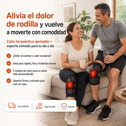 FlexiHeat™: Alivia el dolor de rodilla y vuelve a moverte con más comodidad