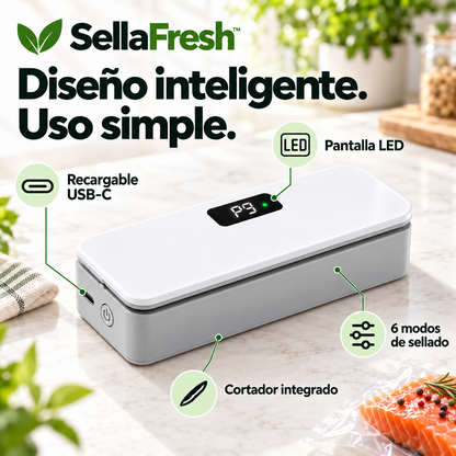 Conserva tus alimentos frescos por más tiempo con MiniSellador SellaFresh™