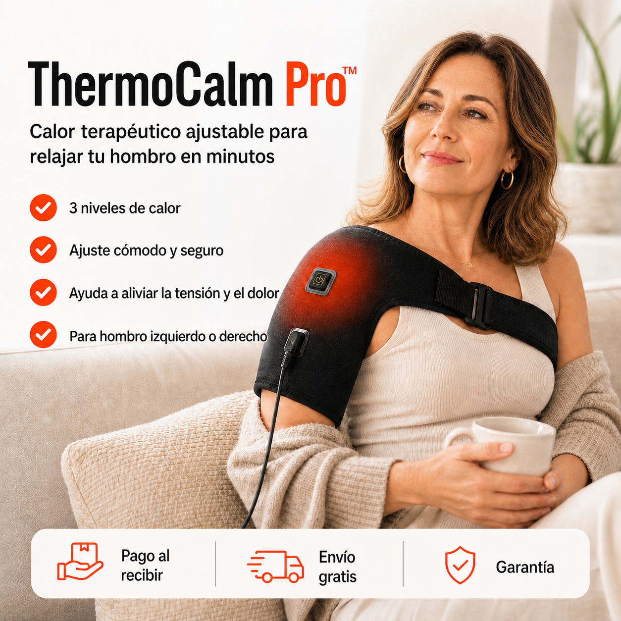 Hombrera Térmica 3 Niveles Calor