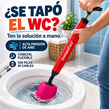 DestapaFácil™ | ¿Se tapó el WC? Ten una solución a mano en casa