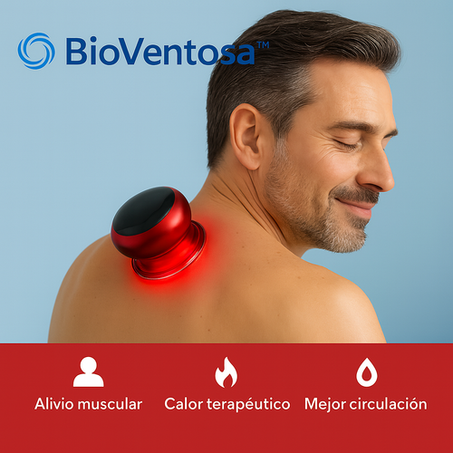 MASAJEADOR BioVentosa™ : Libera tu cuerpo del dolor y la tensión en minutos.