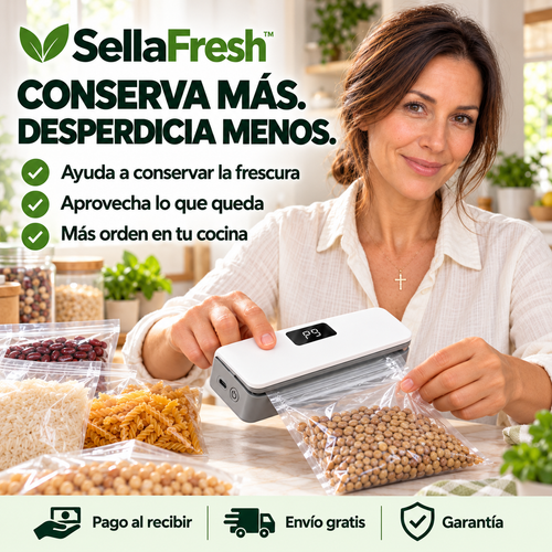 Conserva tus alimentos frescos por más tiempo con MiniSellador SellaFresh™