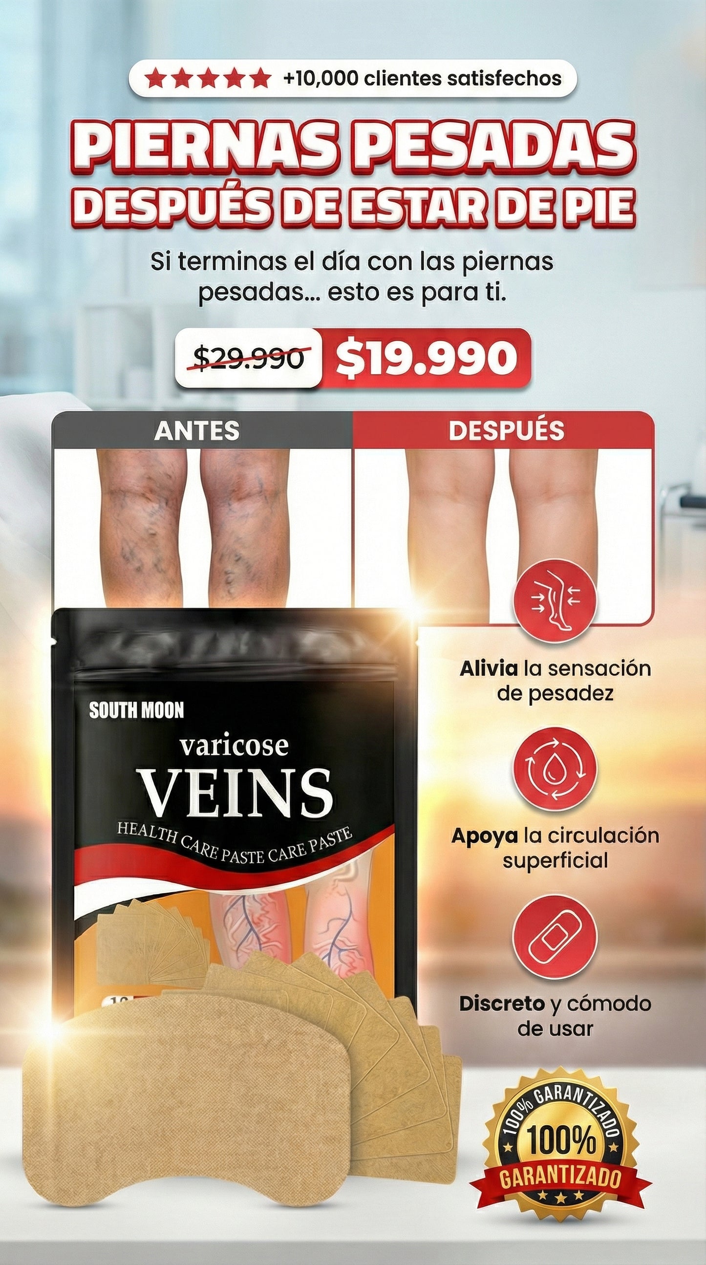 VenaPatch™- Parches para Várices y Arañitas