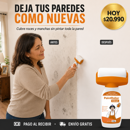 PaintRoller Clean™ | Adiós rayones y manchas