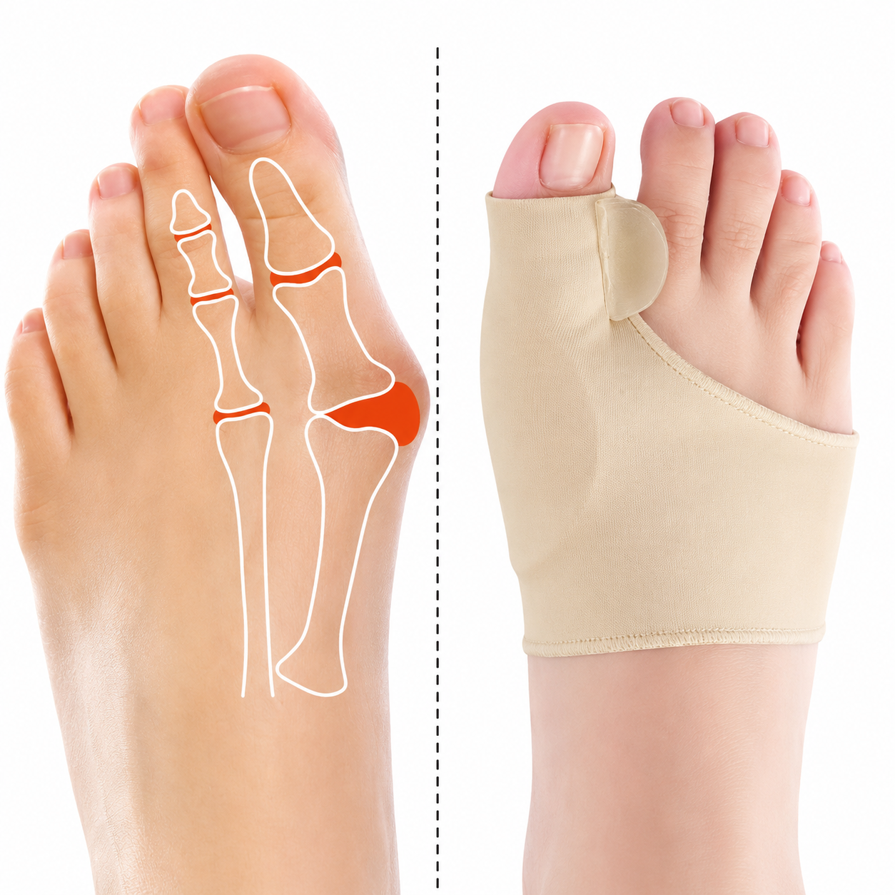 JuaneteFix™- Corrector De Juanetes Con Gel Interno