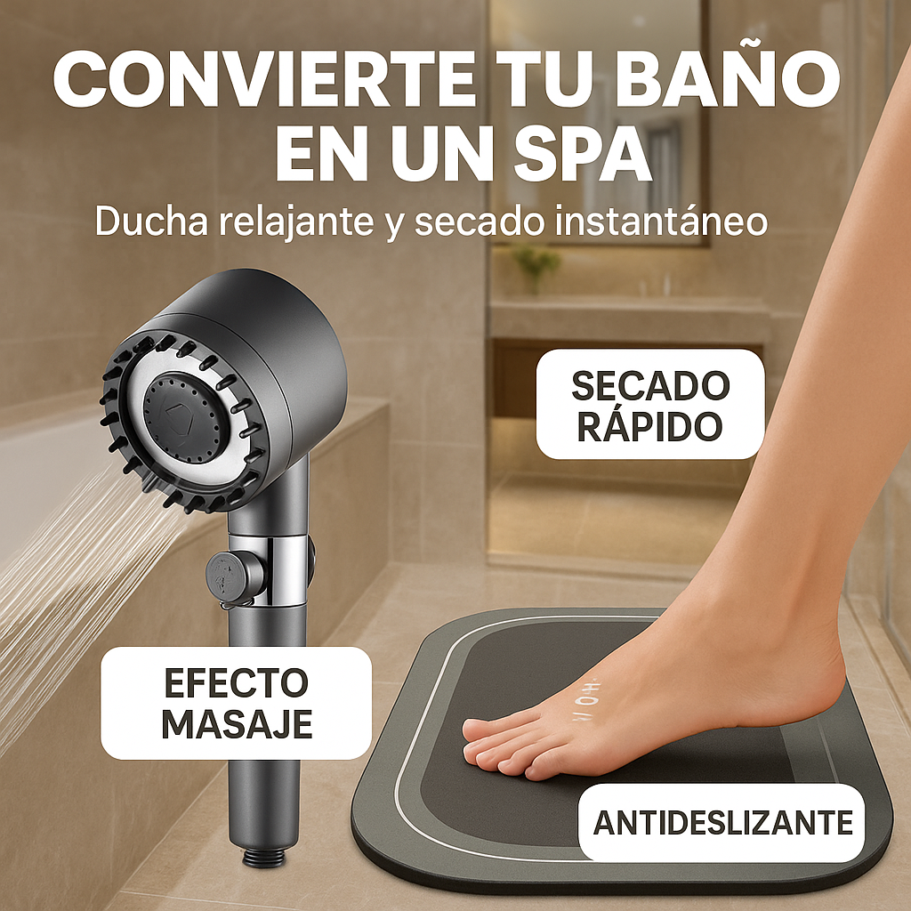 Pack Spa Premium: Lujo, Relax y Seguridad en tu baño
