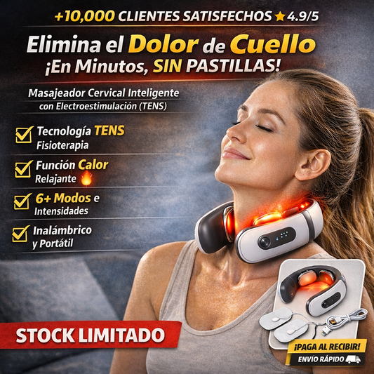 CerviRelax 360™ - Si te duele el cuello todos los días, esto te lo puede quitar en 15 minutos