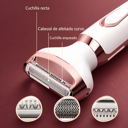 SuaveBella™ | Depiladora Recargable 4 en 1 para Rostro y Cuerpo