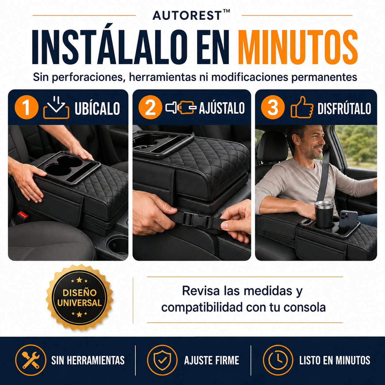 AutoRest™ 3 en 1: Convierte cada viaje en una experiencia más cómoda