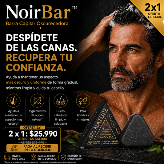 ¿Las canas te hacen ver mayor de lo que eres?:Recupera el tono natural de tu cabello sin químicos.
